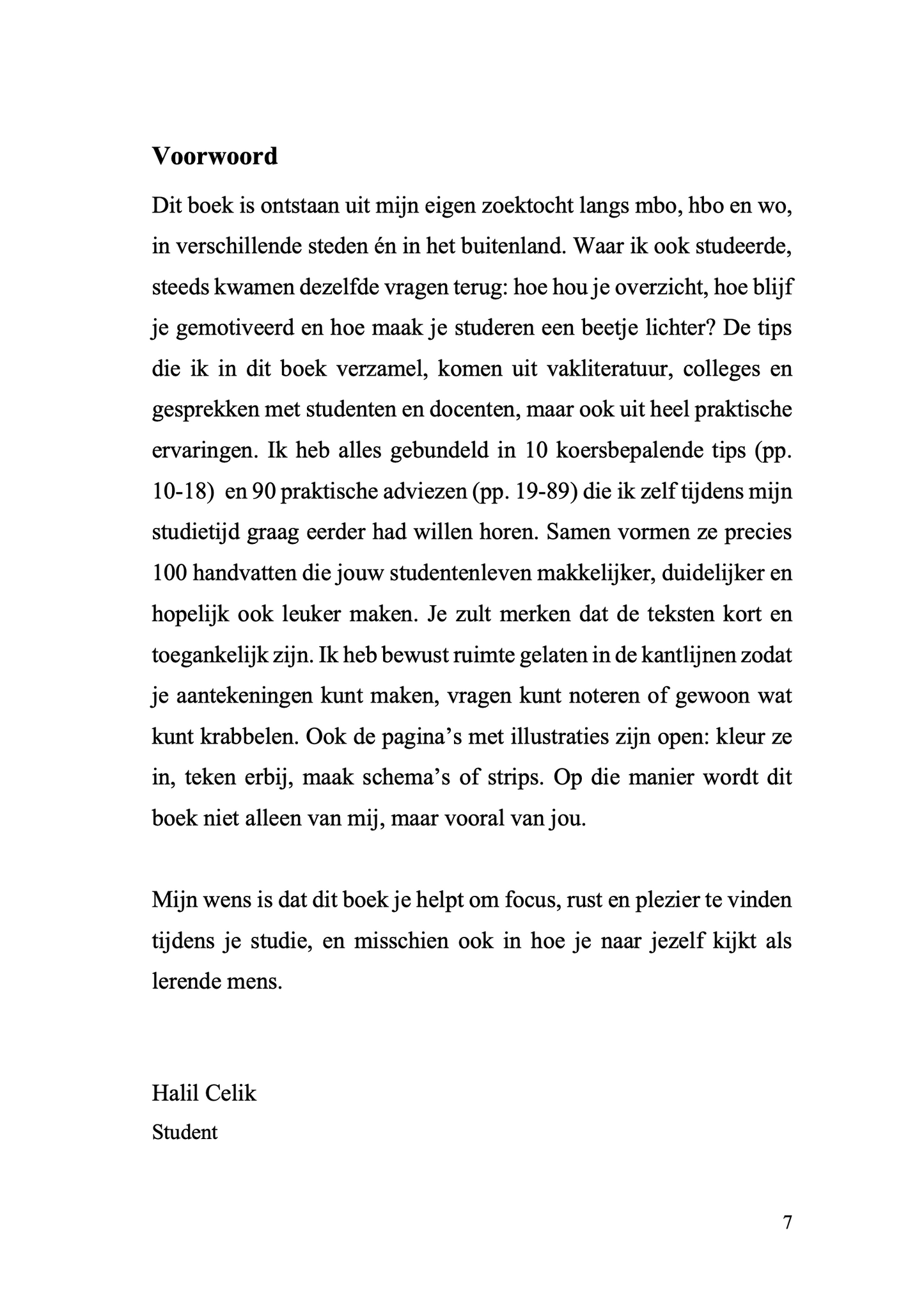 10,0 STUDENTENTIPS - ALGEMEEN