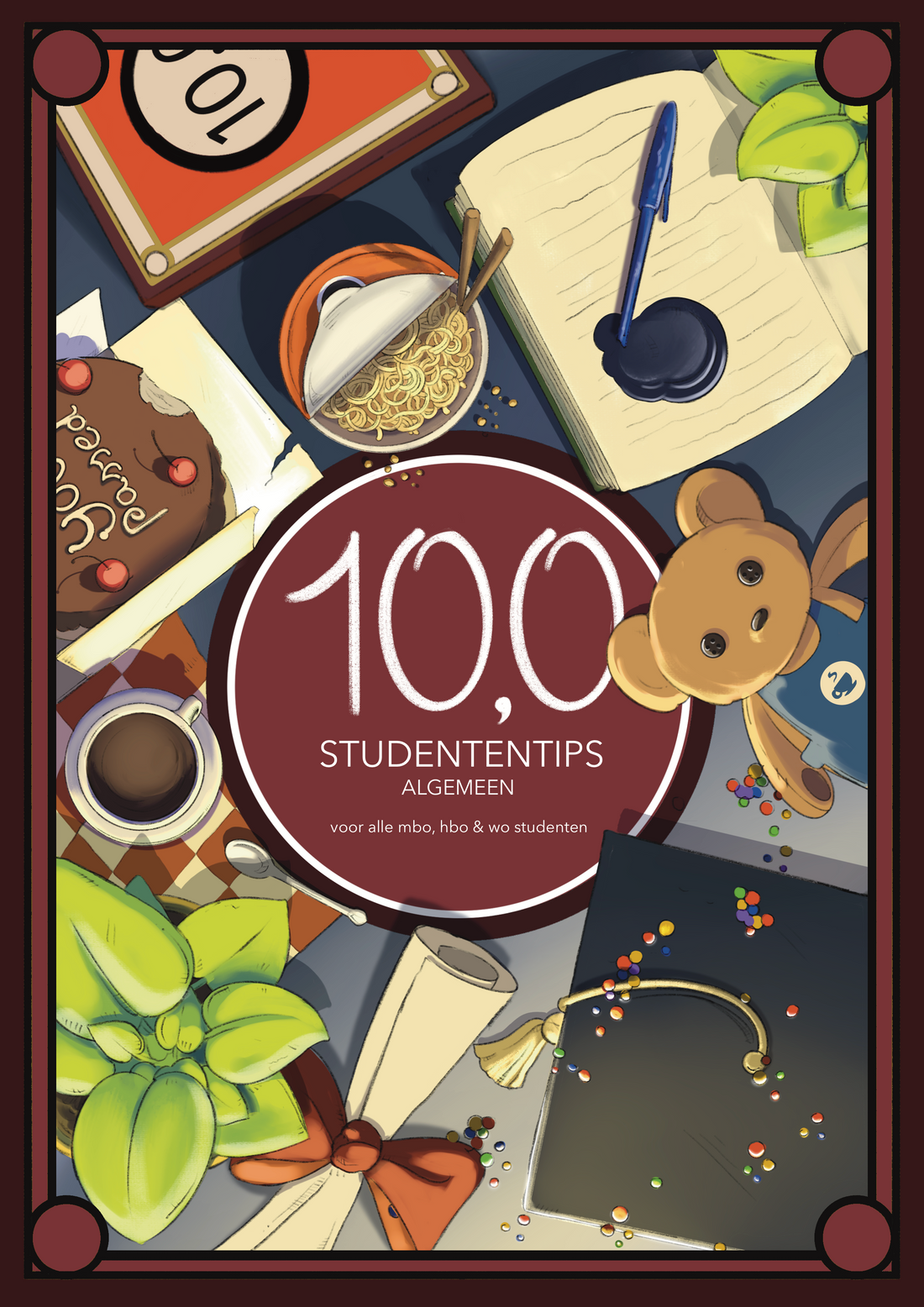 Boekomslag van 10,0 Studententips bij het éénjarig bestaan van StudentTips.nl